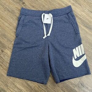 Mens Nike NSW Alumni French‎ Terry Shorts Blue Void AR2375-494 Small S